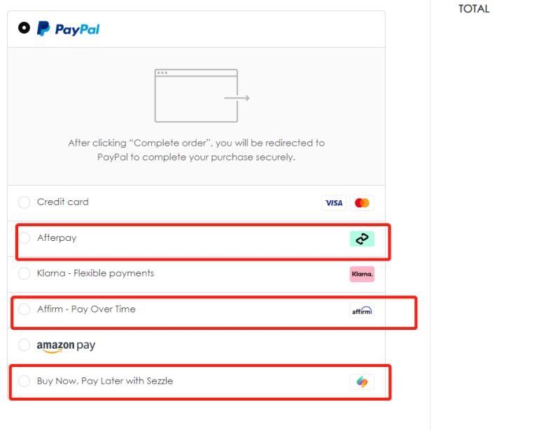 2023-03-15 我看别人的shopify独立站有好几种分期付款的方式，我的网站已经开通了Klarna，还想开通afterpay、affirm、sezzle。请问有相关的收单代理推荐吗？-极客跨境
