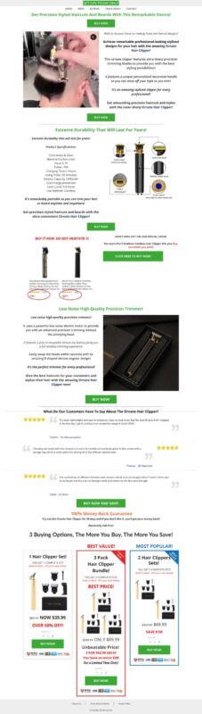 2020-09-02今天有星友问shopify能不能把网页做成如下图的样子，其实是可以的，而且只要安个shopify app就能实现，比如pagefly, shogun, zipify等，这些工具都支持直接做一个个性化的页面，你可以按照自己的想法去增减版块。如果你的需求只是做一些这种级别的改动那么直接安这几个app就行了，如果页面进一步更加复杂的话，可能就需要前端的同学去进行coding了。-极客跨境