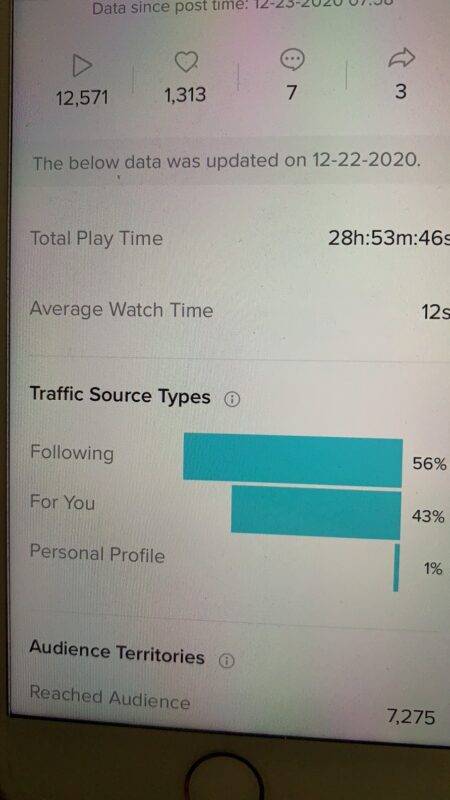 2020-12-25百万粉限流低foryou如何解，试试这招 本文会用到的技巧——合拍放大镜：合拍黑科技之如何只出现原视频内容

11月以来很多百万粉的号出现了长期限流，0fy，低fy，这里给低fy的账号一个解决方式。 低fy账号的视频表现特征，经常0foryou，偶尔低foryou占比，说明没被完全限死，那么就可以用这个方法尝试。 下面先给数据，图1搬运视频初始20%fy，经过自己与本视频合拍后fy增长到60%。 和图1合拍的视频图2也有50%以上的fy。 图3是搬运视频，0foryou，合拍后依旧没变化。 和图3合拍的视频图4foryou有接近50% 相比平时通过搬运绿幕搬运的视频 foryou占比大大提高。 整体的理论就是每发一个视频，都跟这个视频做合拍放大镜，用来提升两个视频foryou流量。 目前依旧没百万播放的视频，但是粉丝数已经不掉了，解除限流还是有希望的。-极客跨境