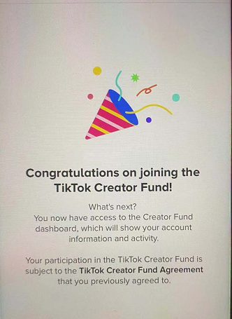 2020-12-16关于TikTok账号的视频违规被删除了还能不能开通基金。 关于这个问题，之前很学员问我说视频违规了是不是开通不了基金了，我当时的回答都很肯定视频违规要等一个月才能申请。 今天刚好我有一个视频违规了，这个视频就是主人把茶杯犬扔到门外，被TikTok删除了说违反社区规则。 为了验证我之前说的视频违规了申请开通不了基金这个问题，我亲自试了一下，先验证年龄，然后年龄通过之后再去提交申请开通基金。 发现视频被删除了还是可以开通基金的，大家可以去试试。 我分析有可能跟节点有很大的关系，节点的当前IP如果伪装度不够，就会提示开通失败。 所以大家要多尝试，只有自已亲自去验证过了，才知道别人说的是不是真的。-Tiktok论坛-极客跨境