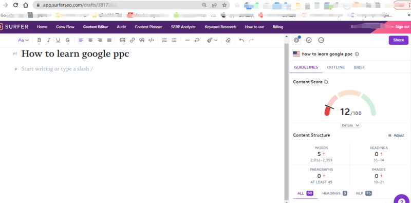 2022-06-14上次发了一篇文章说使用surfer seo 来建立文章的大纲, 有位小伙伴说不太懂如何使用-极客跨境