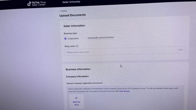 2021/11/28英国小店的资料认证，这个公司选项必须是英国公司，没有中国公司选项，是注册路径有问题吗？还是现在更新了就这样了-极客跨境