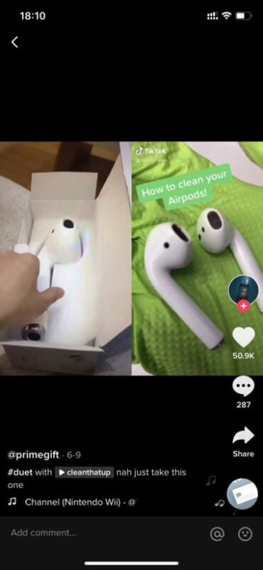 2020-06-25 破零黑科技之“纳尼，合拍能合出200万的播放？” 各位端午安康，今天有空再给大家讲个破低流量的思路。 我们前面都说过，低流量或者0播，除了ip设置不对外，很有可能是内容重复了。特别是宠物类的，美女类的，好物类的，大伙儿都在做，重复是难免的。 首先可以先在发现里搜索下关键词，看看自己要做的内容是不是已经有人在做了，或者已经做过了，这样至少能知道自己的流量不多的原因是否是因为重复。 然后看看自己的内容，找什么样的热门视频合拍会比较好。 这里请记住，合拍也算是创作的一种，要成功必然符合权重的逻辑： 1.重复播放 2.完播率 3.是否触发转发，评论，点赞等互动 具体权重的大小原理参看我星球另外一个帖子。 所以不是随便拍一个自己的脸，或者拍个墙，就好了。 举例，参看图一。 这是我当然好物号的第一个视频，内容是华强北可以买到的airpods音响，一个大尺寸的airpods耳机。单独放这个视频时候流量少的可怜，简单分析下就知道大概率内容重复或者没啥新意。 破局，找合拍。当时是搜索了关键词airpods，本来想找一下有没有人已经在做这个了，没想到搜到一个视频是教大家怎么清洁airpods的，大概有五十万的播放。参看图二。 这个时候，自己的视频，一个大号的巨型的airpods便和他这个清洁airpods的形成一个鲜明的对比，合拍后放上一句nah take this one，既吻合“奇”这个卖点，又会让观众觉得很好笑，再加上我本来的视频也就6-7秒，东西掏出来，合拍的这个视频才讲了个开头，观众花6秒时间就get到这个有趣的点，所以流量就一下子爆发了。 因此当你遇到0播，除了之前说的一周大法可以试试，可以试试我的合拍策略，希望能帮到大家破局。 图三四附上合拍后的流量。 BTW，这几天做号时发现和自己组长发的内容有重复，然后就是靠“合拍”加前面说的“一周大法”出两个视频然后爆出流量，成功上岸。-极客跨境