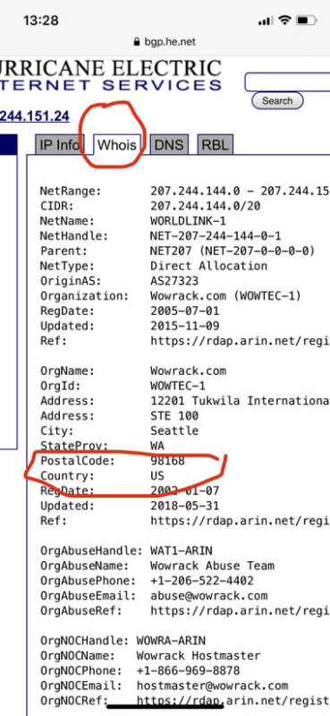 2020-06-17今天补充一下关于IP的问题排查，有些同学节点正常，视频深度剪辑，手机设置也正常，我在这里给大家在解释一下。 哪里不对请轻喷很多小伙伴会说我都是按照教程来做的，为什么还是没有播放量呢？ 有个重要问题就是出在IP这里了，要和大家科普一下IP知识，划重点。 IP也可以分为原生IP和非原生IP，非原生IP就是经过第三方国家中转的IP，不是从本土国家直接发出的一手IP，这样的IP就会在我们做TikTok或者其他国际软件的时候留下痕迹，从而限制你的网络请求，我们所谓的限流限流，就也是限流的一个原因啦。 不过大多数国际软件还是很友好的，如果是原生IP的话，官网就会默认你是一个大大滴良网民，从而对你的视频放行了，这样也就可以理解为什么我们之前是有流量的，后来做着做着就没有流量了，有八成可能是你的IP地址变了。 那怎么样去判定是不是原生IP呢，这里给大家分享一个除了whoer.net的其他网站bgp.he.net 在这里可以查看一下IP，里面所有归属地信息都尽量是一致的，然后点击带下划线的IP地址，点击一下whois选项，可以看到country信息，是否是本土原生地，例如我的是美国节点，country就是US。 如果IP也看了，什么都改了还是没有播放，那就是因为你的IP机场用的人实在是太多了，你用我用大家都在用，结果就是团结起来把这个IP给搞臭烂大街了，同样还是0播放。-极客跨境