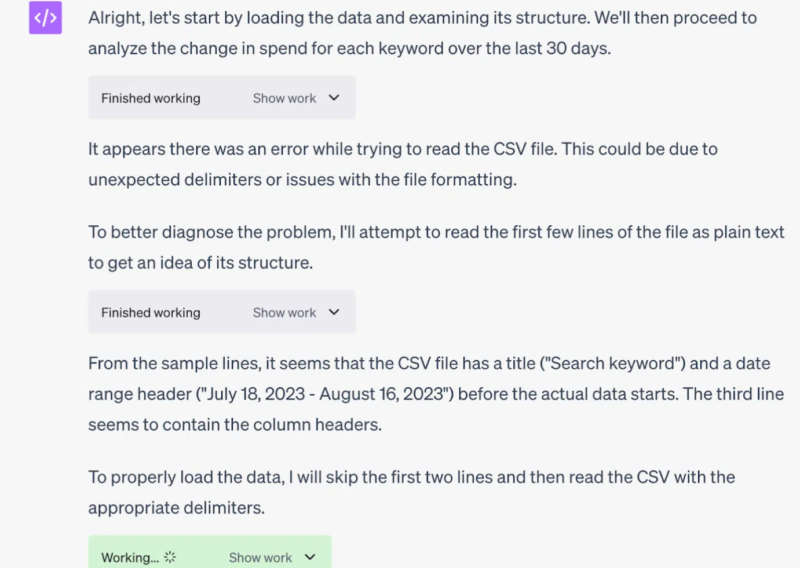 2024-03-06使用ChatGPT进行PPC高级数据分析-极客跨境
